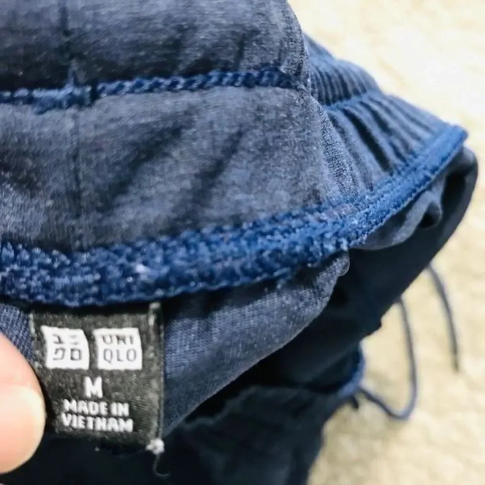 UNIQLO jogging pull up pants Dark Blue  size M…726